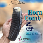 Half Moon Design Horn Comb