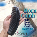 Half Moon Design Horn Comb