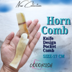 Knife Design Pocket Horn Comb