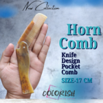 Knife Design Pocket Horn Comb
