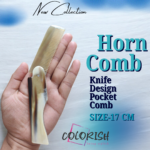 Knife Design Pocket Horn Comb