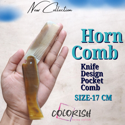 Knife Design Pocket Horn Comb