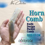 Knife Design Pocket Horn Comb