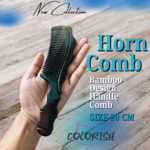 Bamboo Design Handle Comb