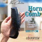 Half Moon Design Horn Comb