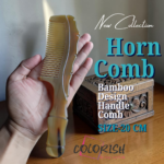 Bamboo Design Handle Comb