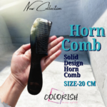 Solid Design Handle Horn Comb