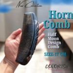 Half Moon Design Horn Comb
