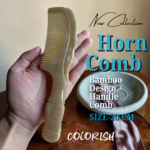 Bamboo Design Handle Comb