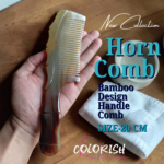 Bamboo Design Handle Comb