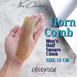 Men's Half Square Horn Comb