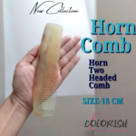 Horn Two Headed Comb
