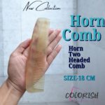 Horn Two Headed Comb