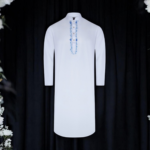 Premium Handwork Panjabi- White - Image 4