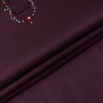 Premium Handwork Panjabi- Burgundy Pump - Image 3
