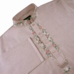 Premium Handwork Panjabi- Cozy Peach - Image 2