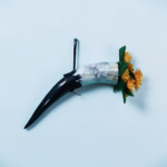 Horn Tube With Leather Case - Image 3