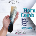 Solid Design Handle Horn Comb