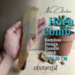 Bamboo Design Handle Comb