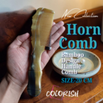 Bamboo Design Handle Comb