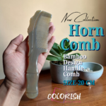 Bamboo Design Handle Comb