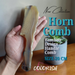 Bamboo Design Handle Comb
