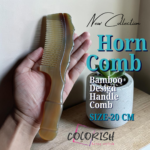 Bamboo Design Handle Comb