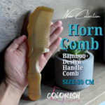 Bamboo Design Handle Comb
