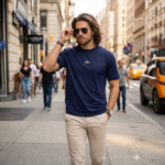 Men's Premium T-Shirt - Navy - Image 3