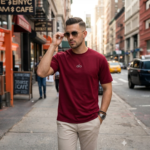 Men's Premium T-Shirt - Maroon - Image 4