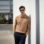 Men's Polo Shirt-Biscuit - Image 2
