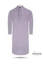 Premium Handwork Panjabi- Cozy Peach