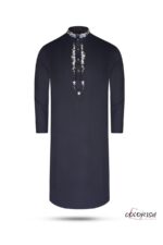 Premium Handwork Panjabi- Black
