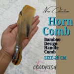 Bamboo Design Handle Comb