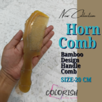 Bamboo Design Handle Comb
