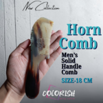Men's Handle Horn Comb