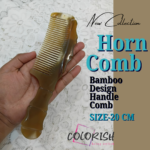 Bamboo Design Handle Comb