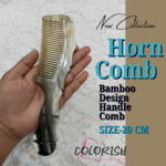 Bamboo Design Handle Comb