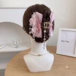 Bow & Flower Hair Clip